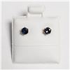 Image 1 : 14K GOLD FILLED SAPPHIRE(0.92CT)  EARRINGS