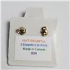 Image 2 : 14K GOLD FILLED SAPPHIRE(0.92CT)  EARRINGS