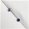 Image 4 : SILVER SAPPHIRE(0.4CT) EARRINGS