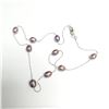 Image 1 : SILVER FRESH WATER PERAL 18"  NECKLACE