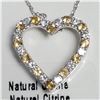 Image 4 : SILVER NATURAL CITRINE 18"  NECKLACE
