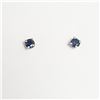 Image 3 : 10K YELLOW GOLD SAPPHIRE(0.67CT) EARRINGS