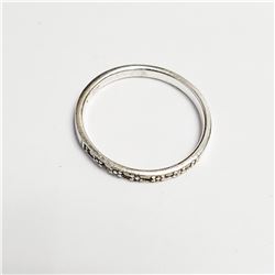 SILVER MARCASITE  RING (~SIZE 6.25)