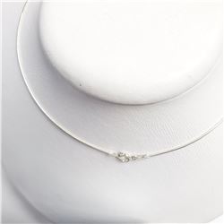 SILVER 18" NECKLACE