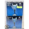 Image 1 : MICHELANGELO CRYSTAL STEM WINE GLASSES- SET OF 11