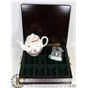 Image 1 : TEA CHEST, TEAPOT AND TIMER