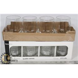 GLASSES- SET OF 8 HOMESTYLES BRAND