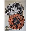 Image 1 : 2 HANDCRAFTED HALLOWEEN WREATHS