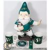 Image 1 : SASKATCHEWAN ROUGHRIDERS GNOME & MISC FOOTBALL