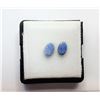 Image 1 : 15)  LOT OF 2 MATCHED NATURAL PALE BLUE