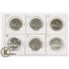 Image 1 : LOT OF 6 CANADIAN $1 COINS - 1976 - 1981