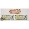Image 1 : TWO CANADIAN 1972 $1 BILLS & ONE 1986 $2 BILLS
