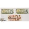 Image 1 : TWO CANADIAN 1972 $1 BILLS & ONE 1986 $2 BILLS