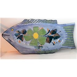 20)  HAND CRAFTED FISH PLATTER FROM