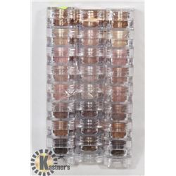 THREE STACKS OF 8 ASSORTED MICABELLA SHIMMER