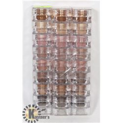 THREE STACKS OF 8 ASSORTED MICABELLA SHIMMER