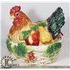 Image 1 : HEN ON NEST COOKIE JAR