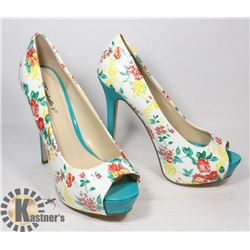 FLORAL STILETTOS, SIZE -10
