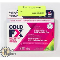 NEW 18 COUNT COLD FX DAILY SUPPORT CAPSULES