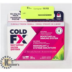 NEW 18 COUNT COLD FX DAILY SUPPORT CAPSULES