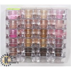 FOUR STACKS OF FIVE ASSORTED MICABELLA SHIMMER