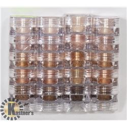 FOUR STACKS OF FIVE ASSORTED MICABELLA SHIMMER