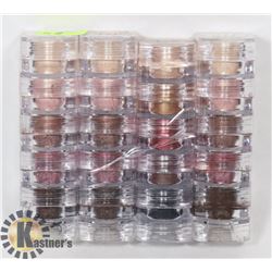 FOUR STACKS OF FIVE ASSORTED MICABELLA SHIMMER