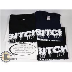 PACK OF ASSORTED T-SHIRTS CONTAINING 4PCS