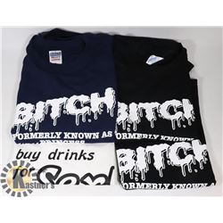 PACK OF ASSORTED T-SHIRTS CONTAINING 4PCS