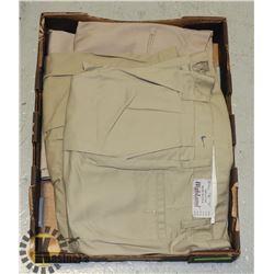 6 PAIRS OF VARIOUS NEW PANTS, VARIOUS SIZES & TYPE