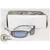 Image 1 : BOX OF BLACK METAL DESIGNER SUNGLASSES WITH BLUE