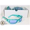 Image 1 : BOX OF CHANEL STYLED TEAL SUNGLASSES