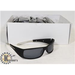 BOX OF BLACK DESIGNER UV 400 SUNGLASSES