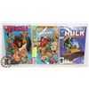 Image 1 : HAWKMAN # 20 JLA # 40 HULK # 331 COMICS