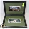 Image 1 : 2 X FRAMED FARM & COTTAGE PRINTS
