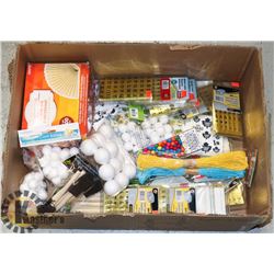BOX OF ALL NEW CRAFT SUPPLIES