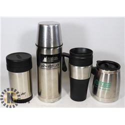 THERMOS- STAINLESS STEEL ASSORTED LOT