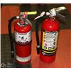 Image 1 : LOT OF 2 X 5LBS  CHARGED FIRE EXTINGUISHERS
