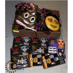LARGE FLAT OF ASSORTED HALLOWEEN ITEMS