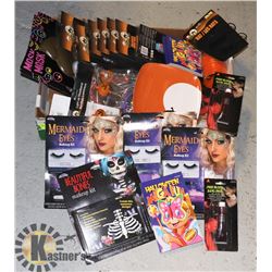 LARGE FLAT OF ASSORTED HALLOWEEN ITEMS