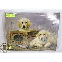 NEW TIN LITHOGRAPH WITH GOLDEN