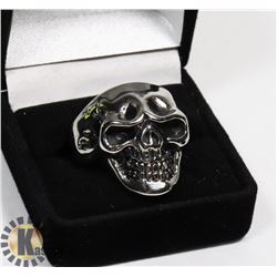 NEW MEN'S SKULL HEAD RING - SIZE 11 -