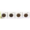 Image 1 : 1916-1919- CANADIAN LARGE PENNIES- SET OF 4