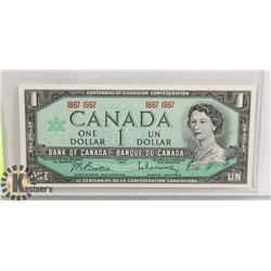 1967 CANADIAN CENTENNIAL ONE DOLLAR BILL-