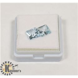 #46-SKY BLUE TOPAZ GEMSTONE SQUARE 3.5ct