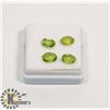 Image 1 : #5-GREEN PERIDOT GEMSTONE OVAL 3.5ct