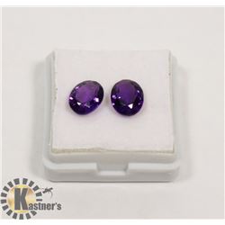 #79-PURPLE AMETHYST GEMSTONE OVAL 3.45ct