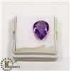 Image 1 : #95-PURPLE AMETHYST GEMSTONE PEAR SHAPE 4.90ct