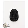 Image 1 : #201-BLACK OBSIDIAN BUDDHIST PENDANT 28.16g