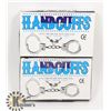 Image 1 : TWO HANDCUFFS WITH KEYS